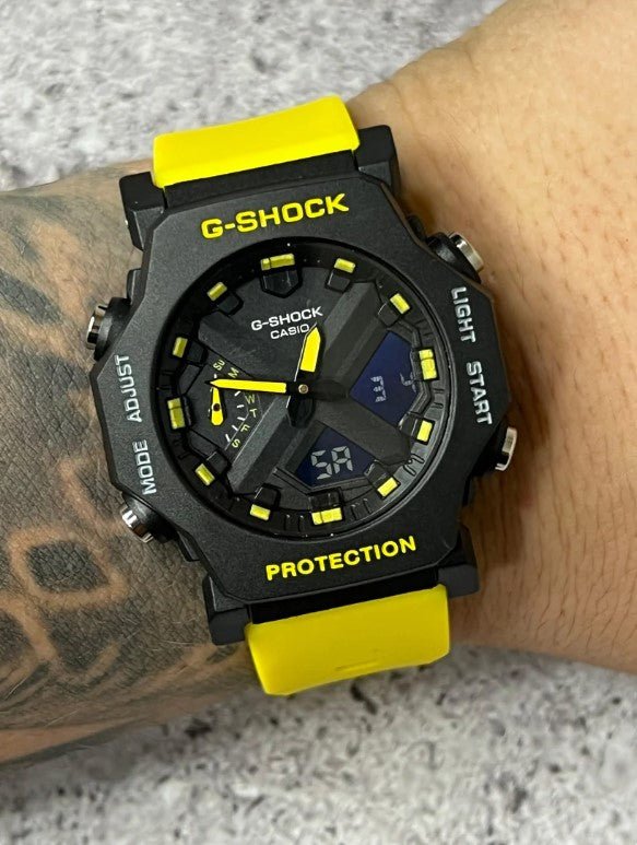Reloj G-Shock 2300 Amarillo Original en Perú Resistente y