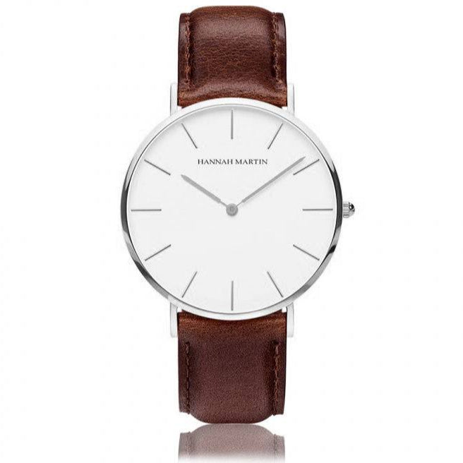 Reloj Hannah Martin Bristol Silver elegante para hombre en Perú