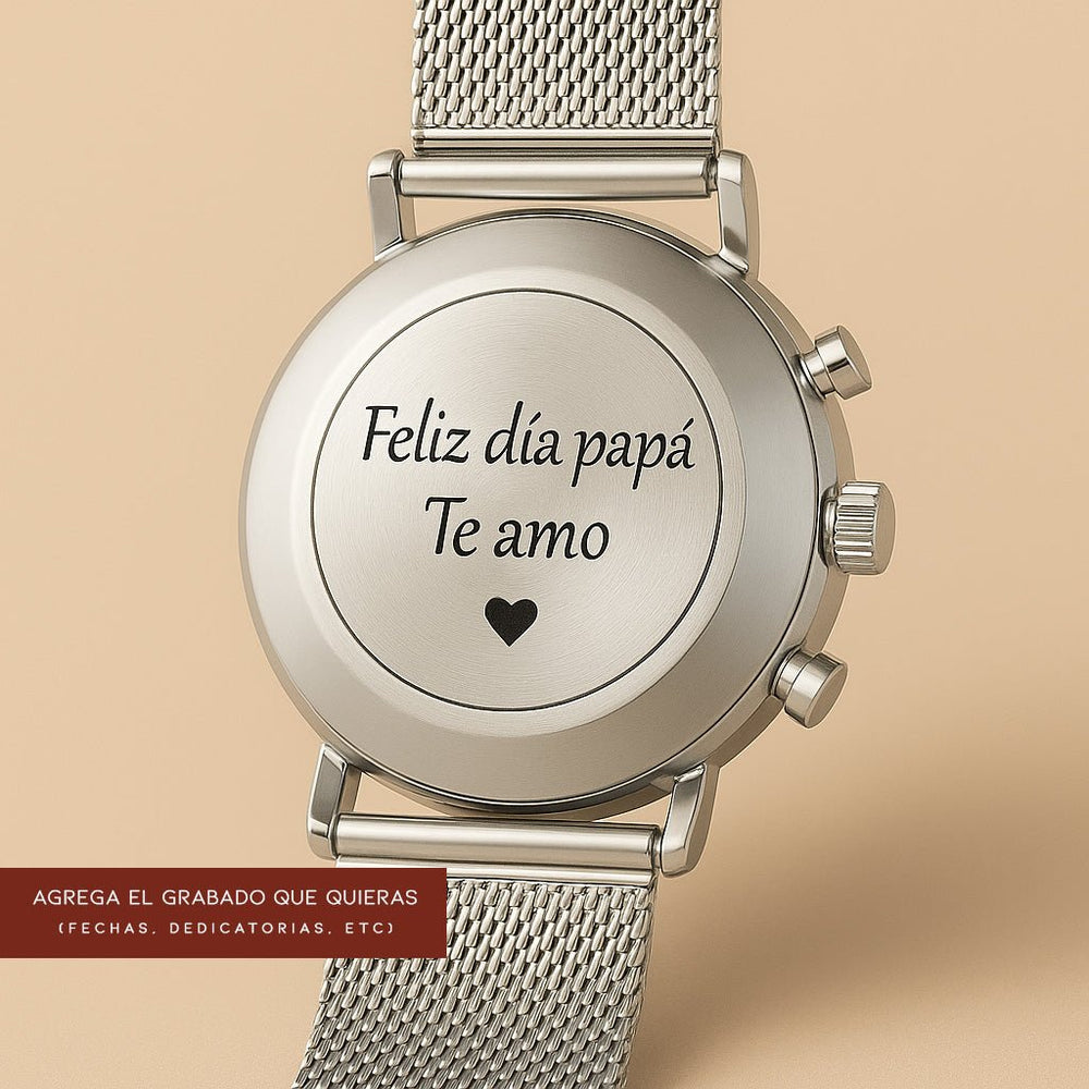 Reloj Hannah Martin Plateado Legacy elegante para hombre en Perú