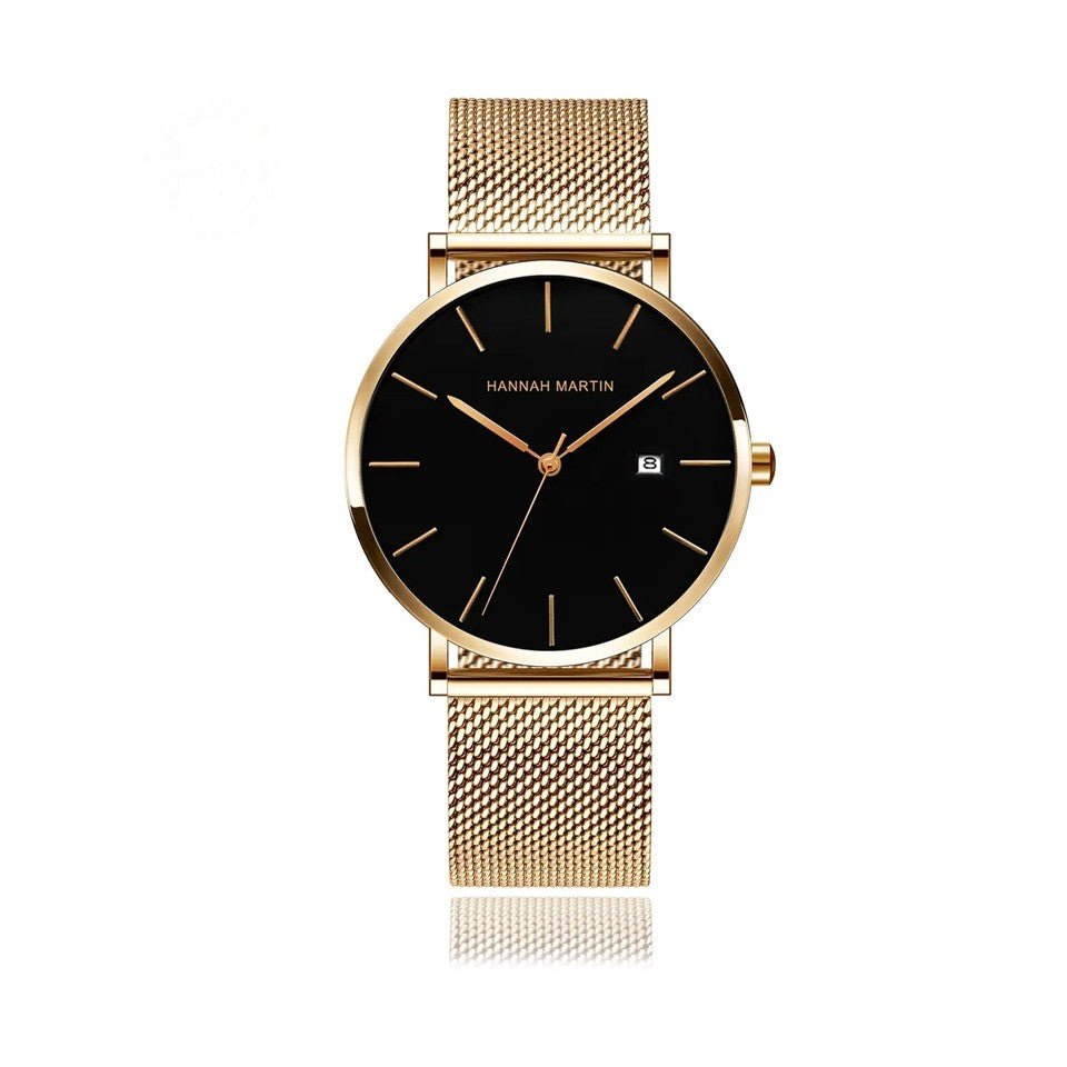 Reloj Hannah Martin Gold Black elegante para hombre en Perú