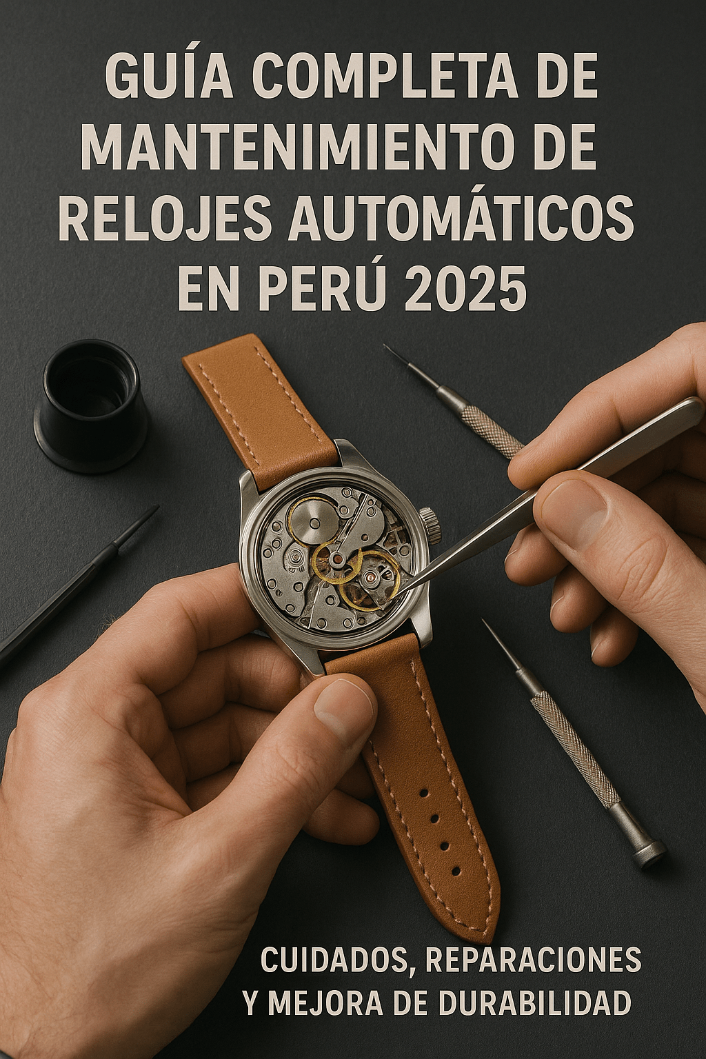 Guía Completa de Mantenimiento de Relojes Automáticos en Perú - Cuidados, Reparaciones y Mejora de Durabilidad - Jherr Jewelry Perú