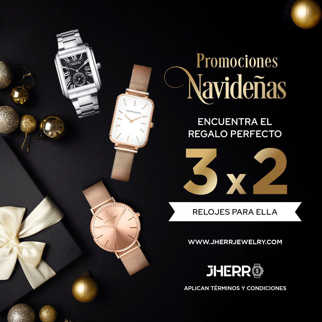 Nuestro Increíble 3x2 en Relojes - Jherr Jewelry Perú Peru