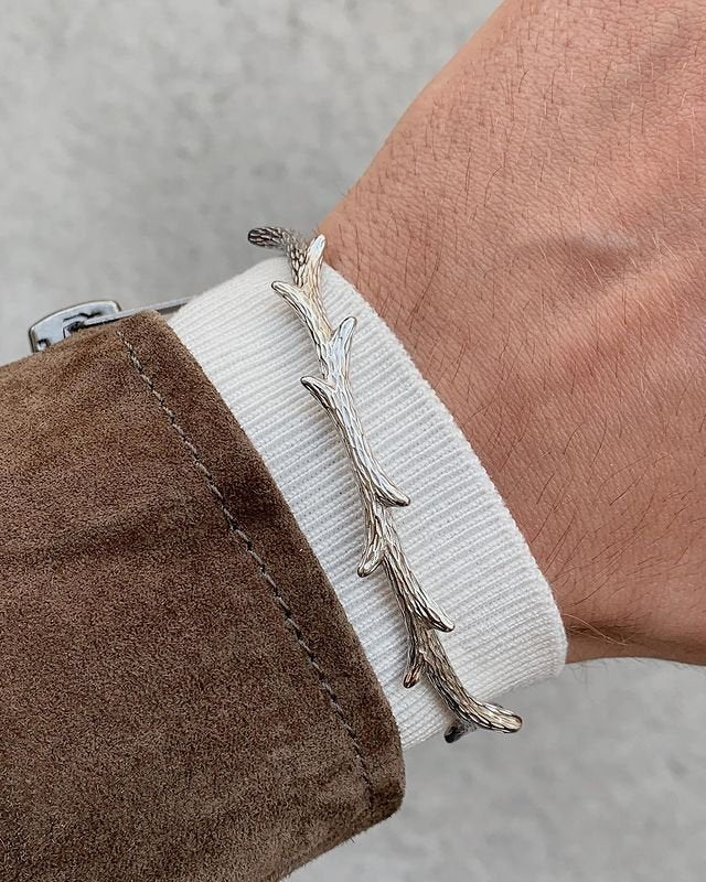 Brazalete de Plata 950 - Espinas de Jesucristo