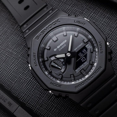 Reloj Oak Negro Multifunción Jherr Jewelry Perú