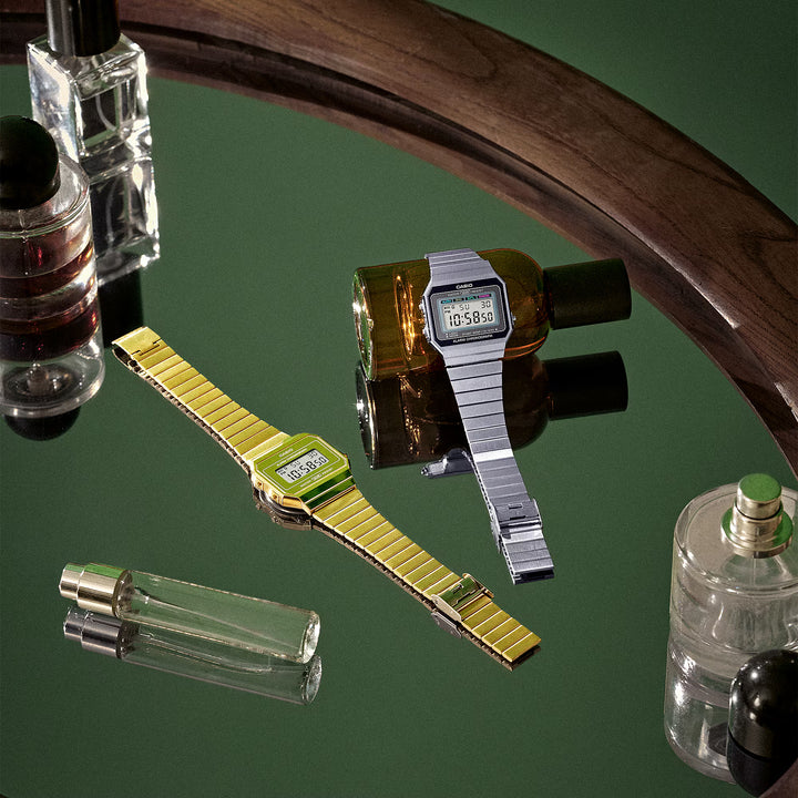 Reloj Casio A700W-1A Vintage Digital Plateado - Clásico Retro con Esfera Negra y Brazalete de Acero