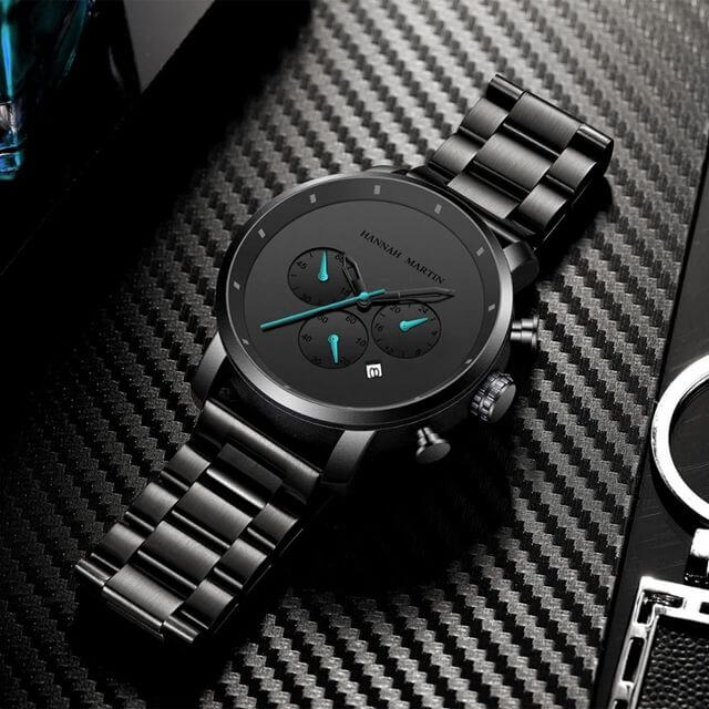 Reloj Hannah Martin Negro Nightmare - JHERR JEWELRY