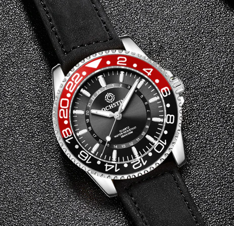 RELOJ OCHSTIN NEGRO Y ROJO | OCH-22 - JHERR JEWELRY