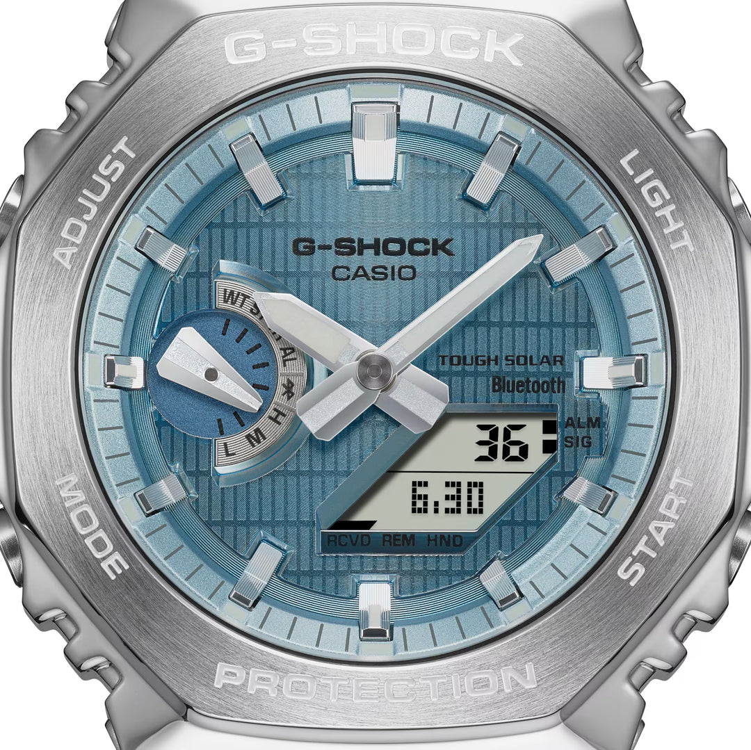 Casio G-Shock Original GBM-2100A-1A2 Carbon Core Guard con Bluetooth y Energía Solar - Resistencia Extrema 200 Metros