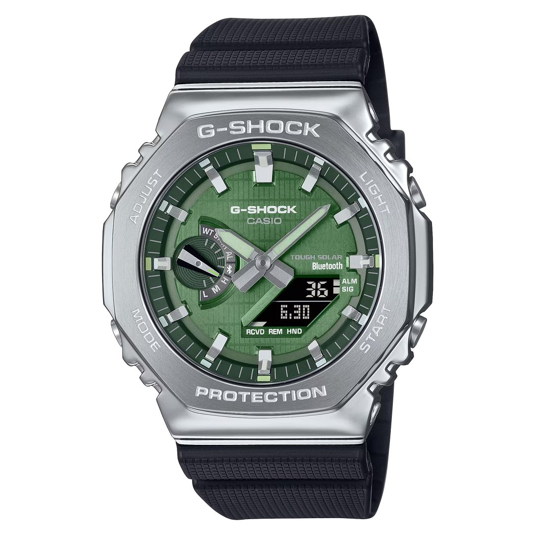 Casio G-Shock Original GBM-2100A-1A2 Carbon Core Guard con Bluetooth y Energía Solar - Resistencia Extrema 200 Metros