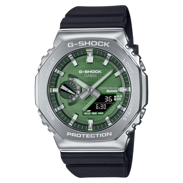 Casio G-Shock Original GBM-2100A-1A2 Carbon Core Guard con Bluetooth y Energía Solar - Resistencia Extrema 200 Metros