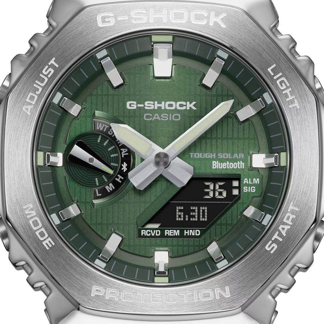 Casio G-Shock Original GBM-2100A-1A2 Carbon Core Guard con Bluetooth y Energía Solar - Resistencia Extrema 200 Metros