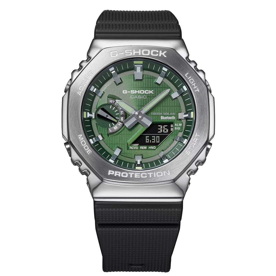 Casio G-Shock Original GBM-2100A-1A2 Carbon Core Guard con Bluetooth y Energía Solar - Resistencia Extrema 200 Metros