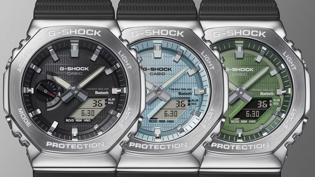Casio G-Shock Original GBM-2100A-1A2 Carbon Core Guard con Bluetooth y Energía Solar - Resistencia Extrema 200 Metros