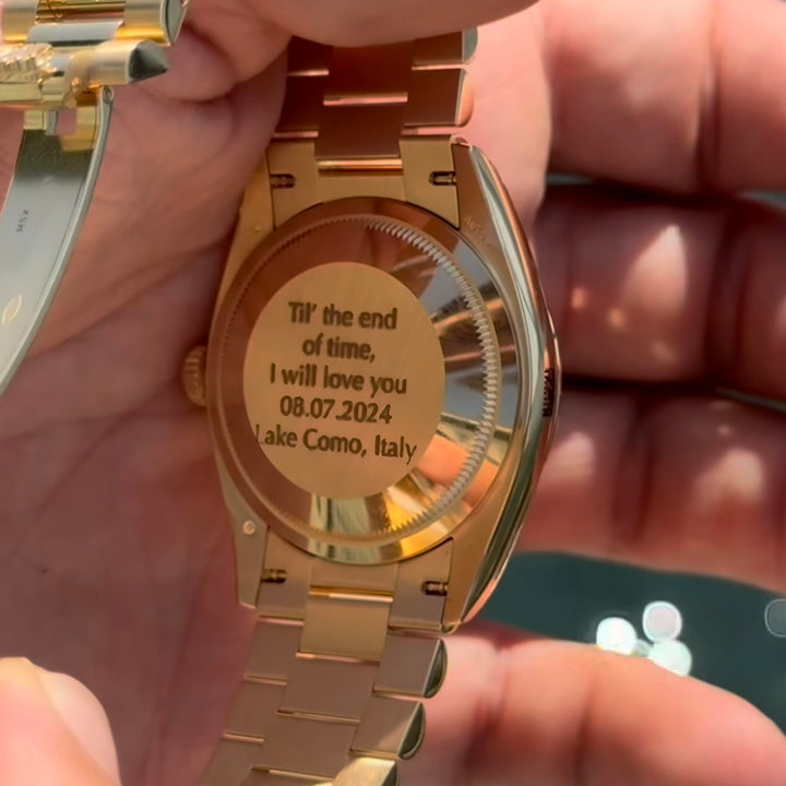 Grabado Láser Personalizado de Pareja - JHERR JEWELRY