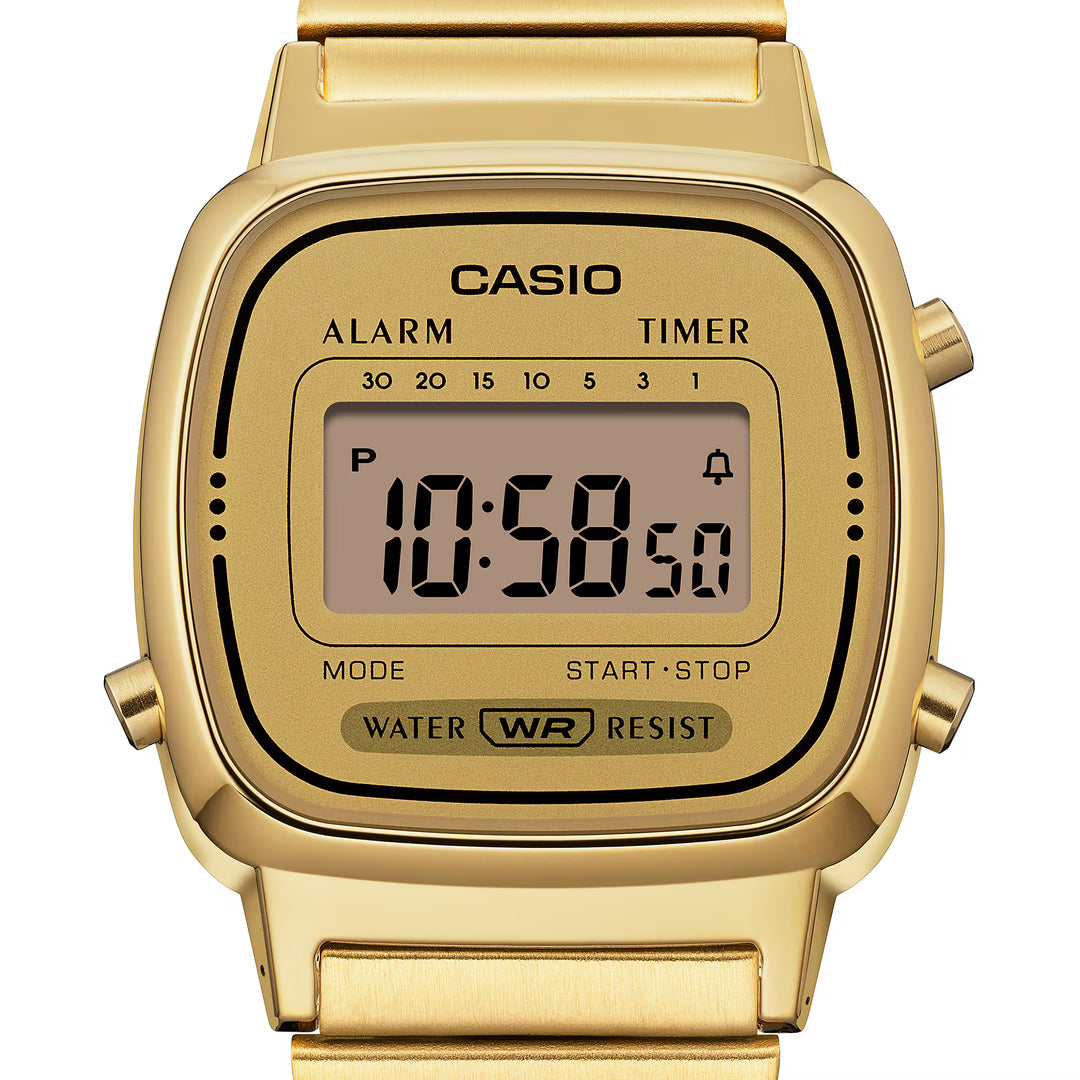 Reloj Casio LA670WGA-9 Original Vintage Dorado Digital - Icono Retro con Estilo y Funcionalidad