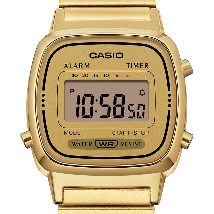 Reloj Casio LA670WGA-9 Original Vintage Dorado Digital - Icono Retro con Estilo y Funcionalidad