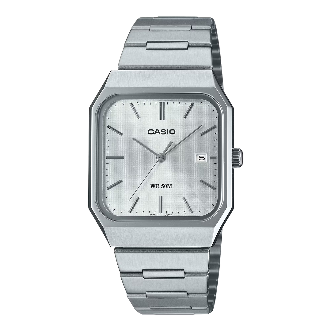 Reloj Casio MTP-B185D-2A2 Original - Ice Blue en Acero Inoxidable para Hombre