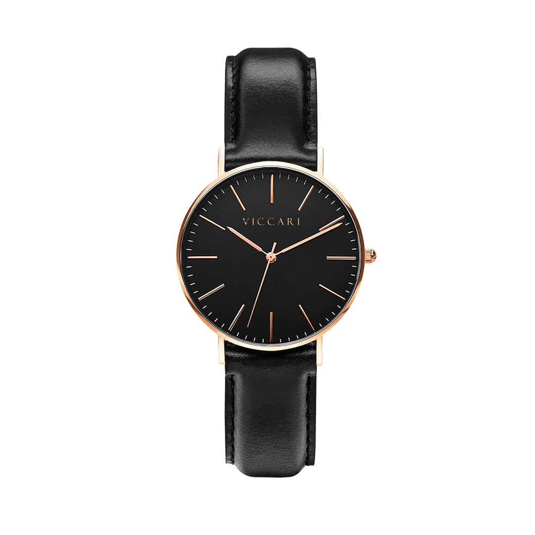Reloj Viccari Eternal - Cuero Legítimo - JHERR JEWELRY