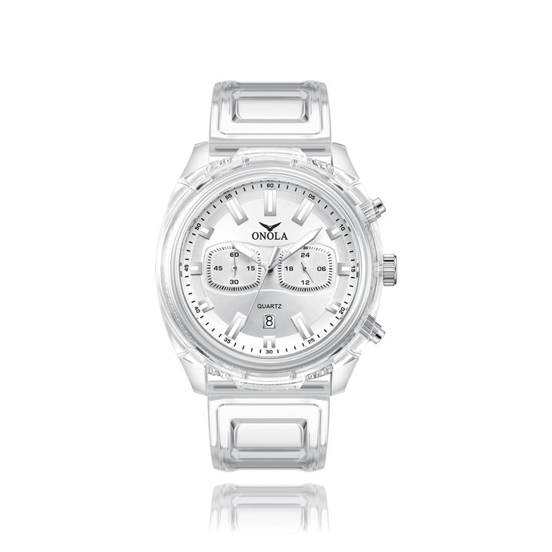 Reloj Onola Hombre Acrilico Blanco - JHERR JEWELRY