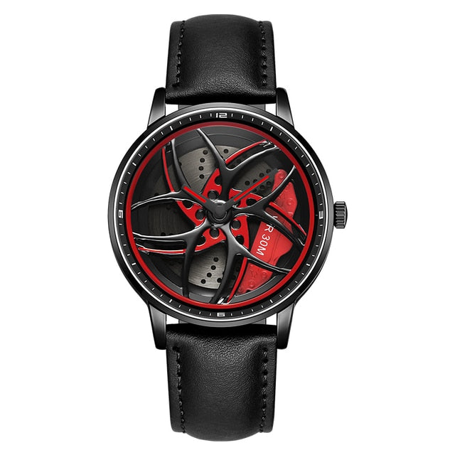 RELOJ SANDA NEGRO ROJIZO | SAN-103 - JHERR JEWELRY