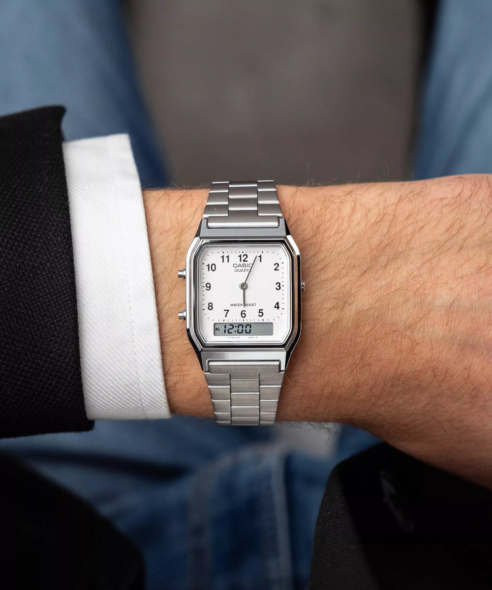 Reloj Casio Vintage AQ-230A-7BMQYES Original - Casio en Perú | Jherr Jewelry