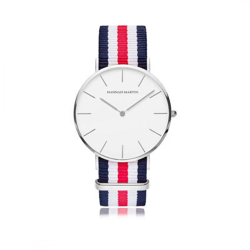 Reloj Hannah Martin Cambridge Silver - JHERR JEWELRY