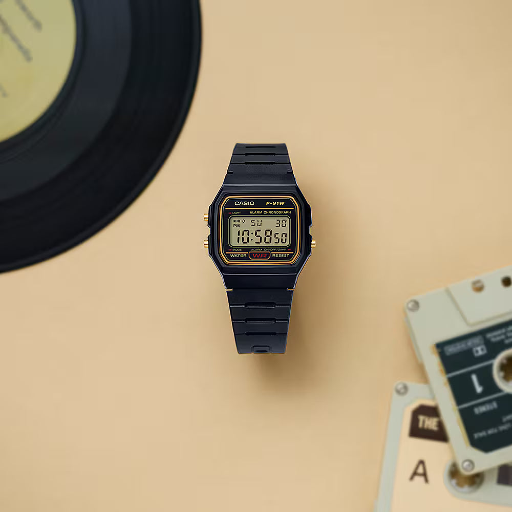 Reloj Casio F-91W Original Digital Negro - Clásico con Garantía - Casio en Perú | Jherr Jewelry
