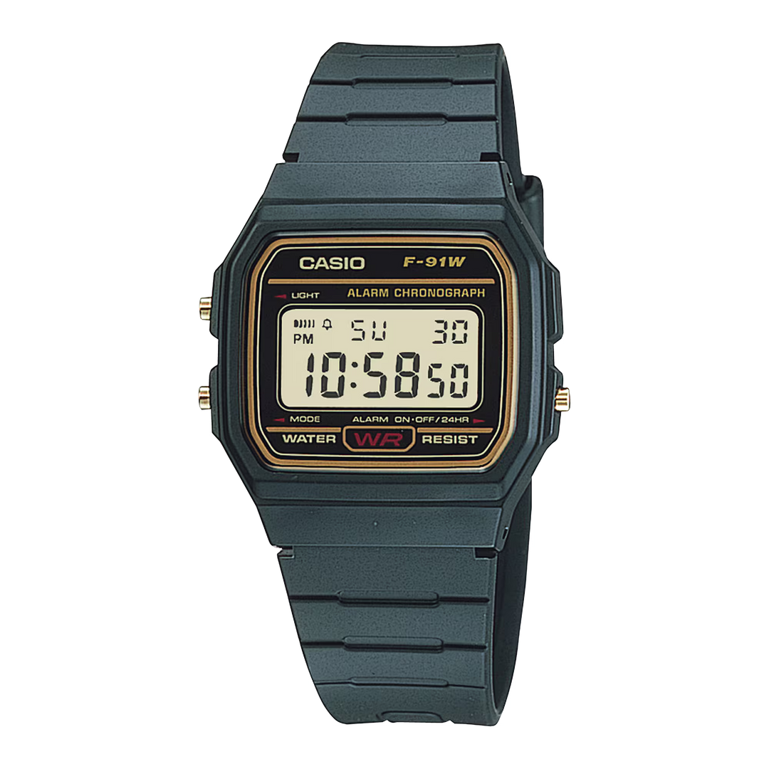 Reloj Casio F-91W Original Digital Negro - Clásico con Garantía - Casio en Perú | Jherr Jewelry