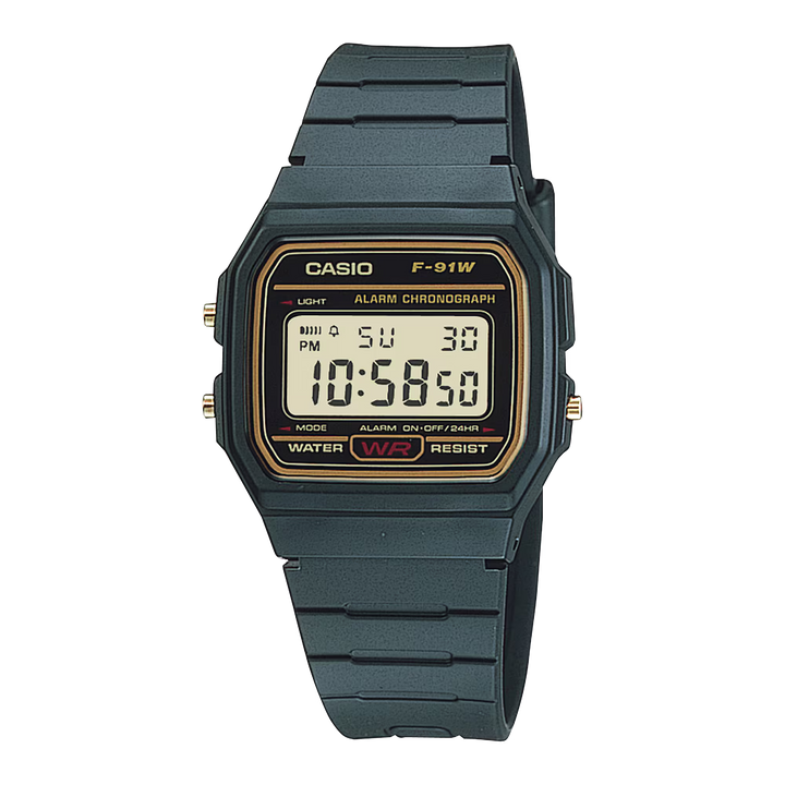 Reloj Casio F-91W Original Digital Negro - Clásico con Garantía - Casio en Perú | Jherr Jewelry