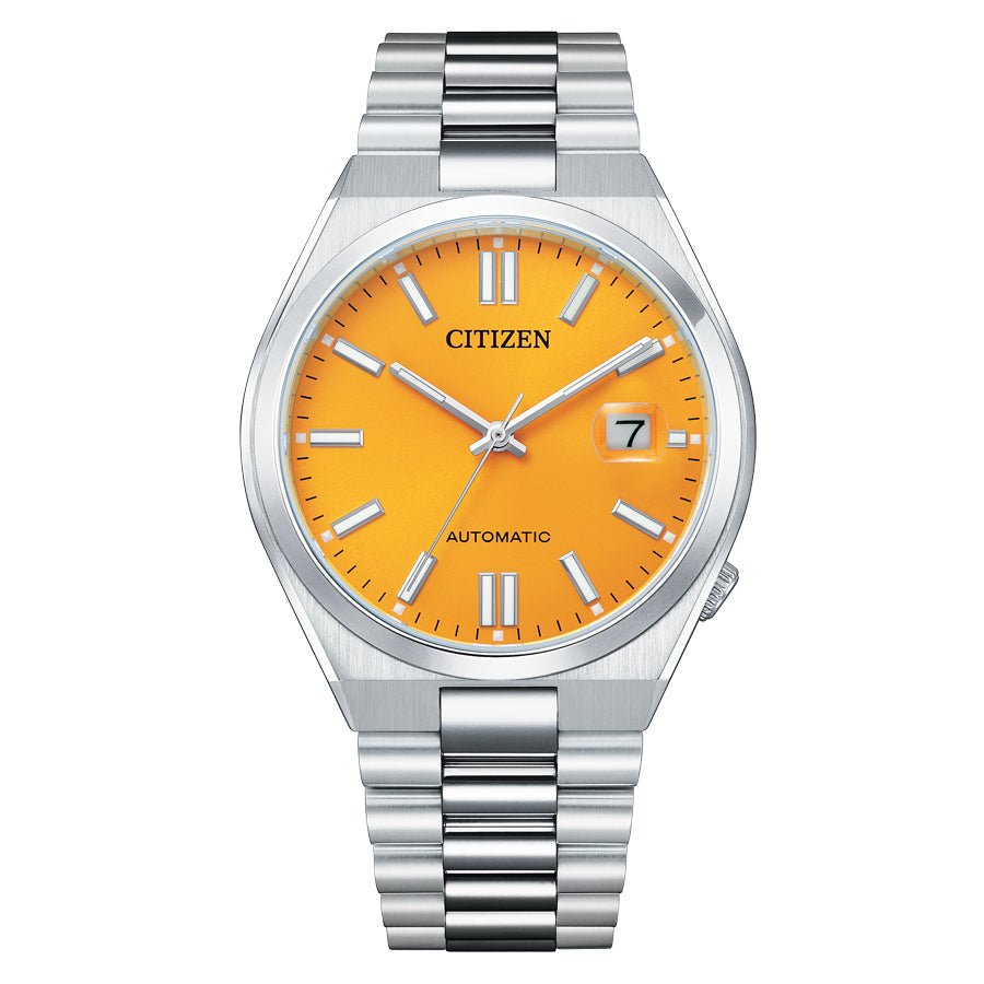 Reloj Citizen Original NJ0150-81Z Automático - Reloj Esfera Naranja Cristal Zafiro - Citizen en Perú | Jherr Jewelry