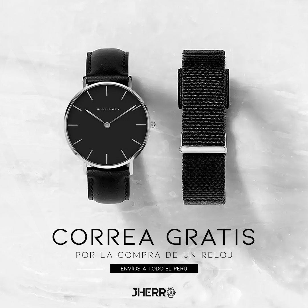 Reloj Hannah Martin Ashfield Silver - JHERR JEWELRY