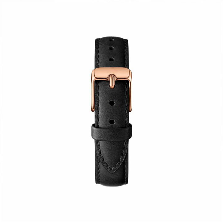 Correa Cuero Negro Plateado - JHERR JEWELRY