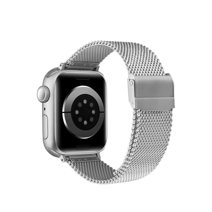 Correa plateada para reloj apple