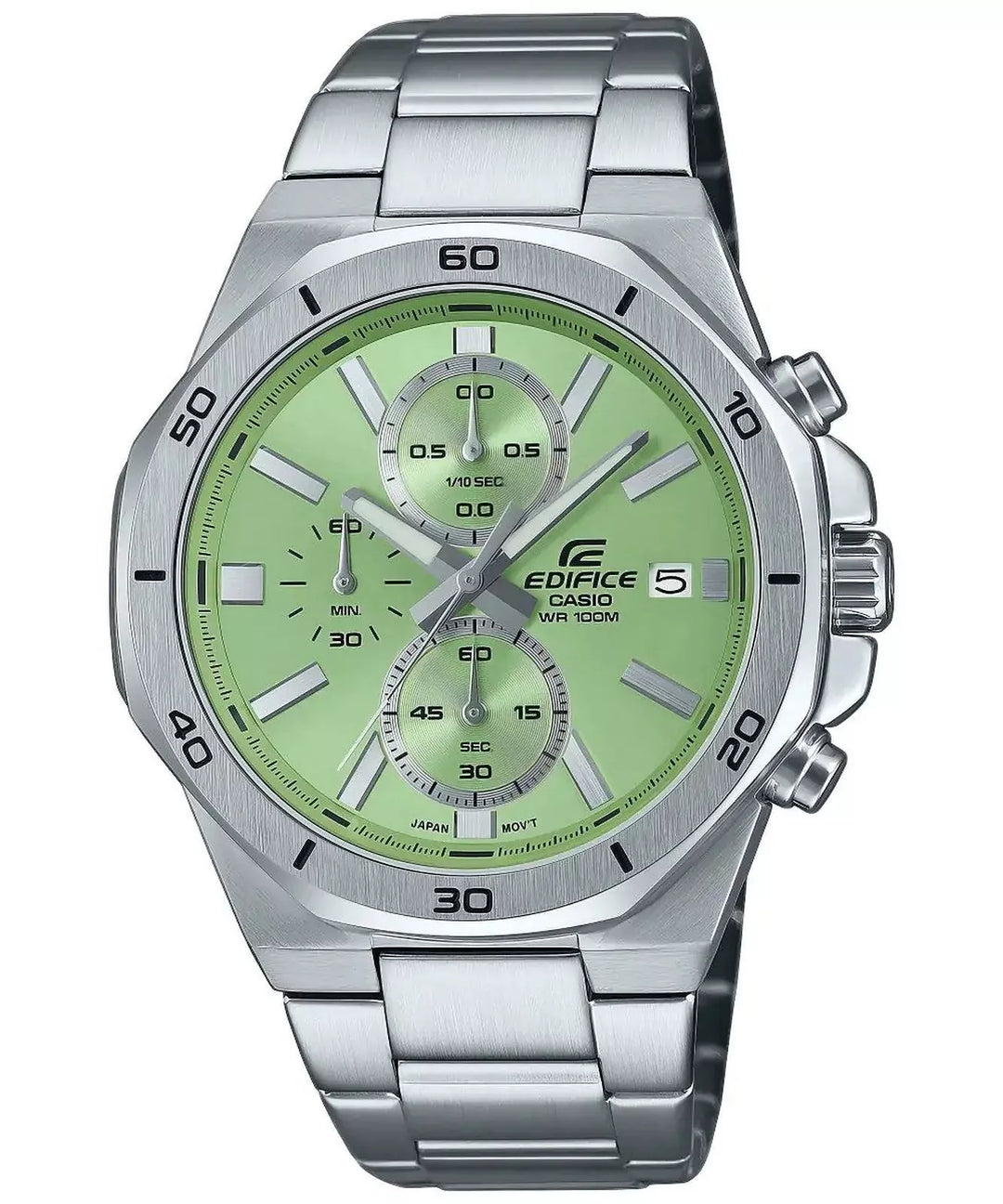 Reloj EDIFICE EFV-640D-3AVUEF Momentum Chronograph — Cronógrafo Verde para Hombre - Edifice en Perú | Jherr Jewelry