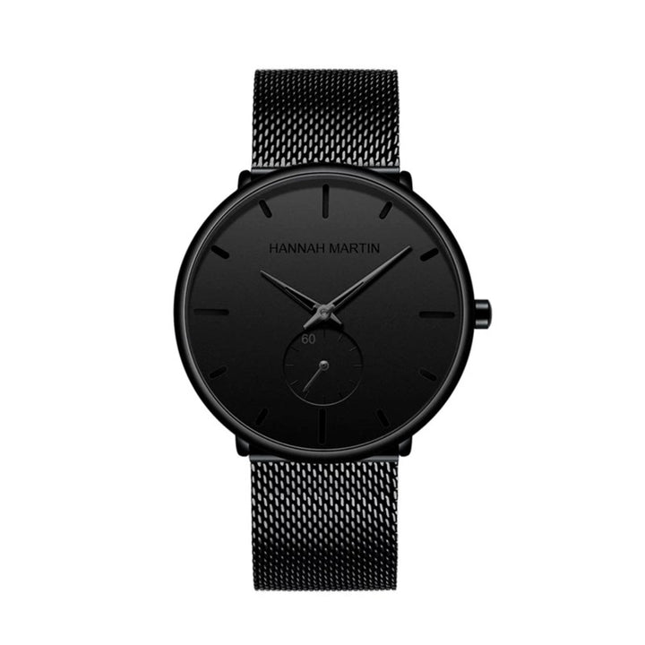 Reloj Hannah Martin Negro EverLight - Azul - JHERR JEWELRY