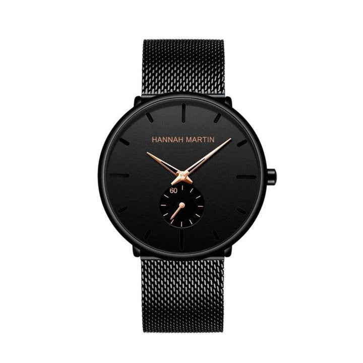 Reloj Hannah Martin Negro Mate Elegante - JHERR JEWELRY