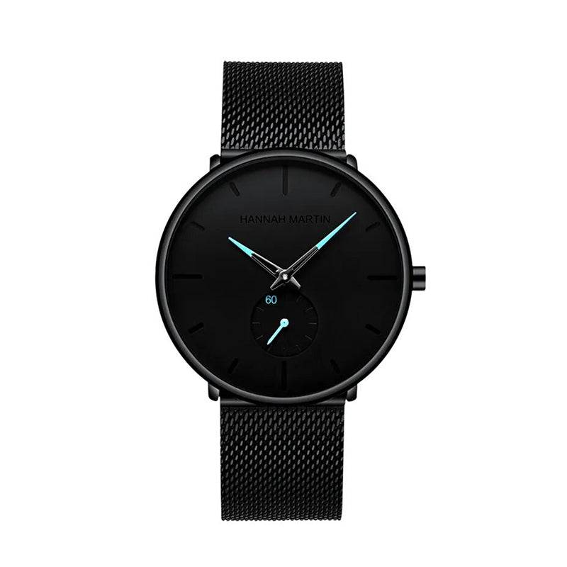 Reloj Hannah Martin Negro Mate Elegante - JHERR JEWELRY