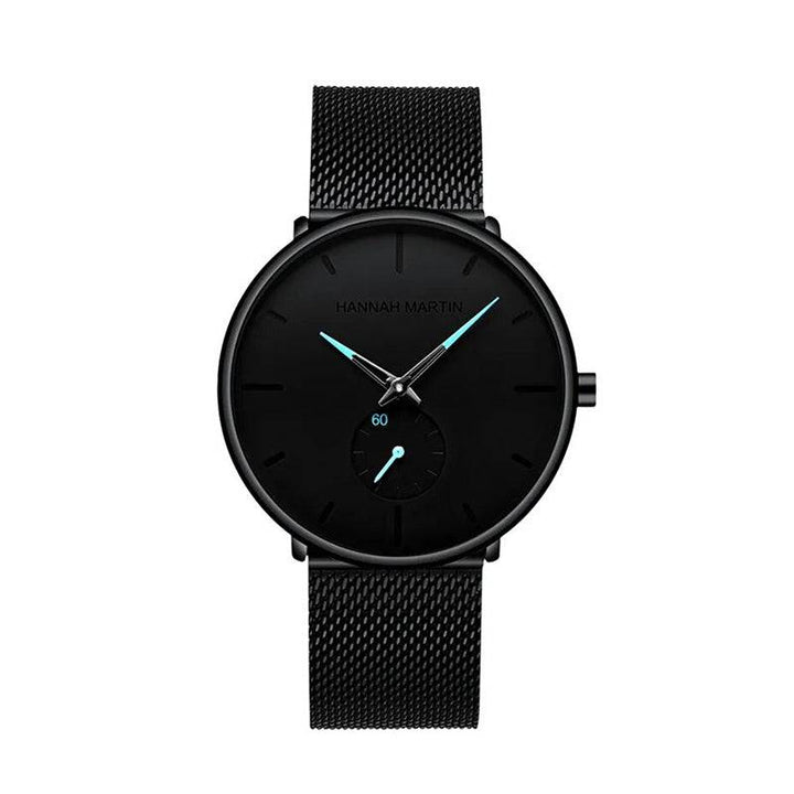 Reloj Hannah Martin Negro Mate Elegante - JHERR JEWELRY