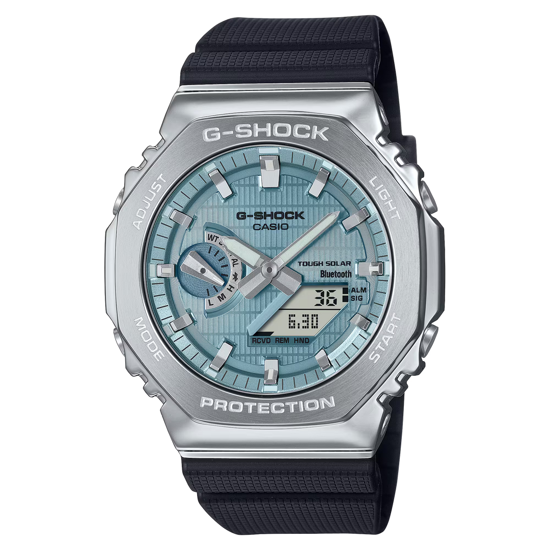 Casio G-Shock Original GBM-2100A-1A2 Carbon Core Guard con Bluetooth y Energía Solar - Resistencia Extrema 200 Metros - G-Shock en Perú | Jherr Jewelry