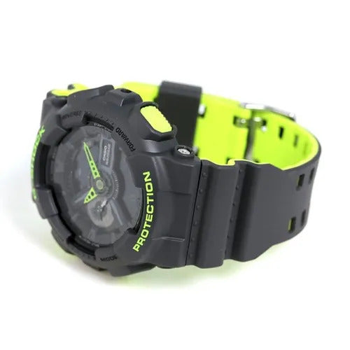 RELOJ G-SHOCK - NEGRO VERDE LIMA | SKU: G-S-29 - CLOCK-PERU