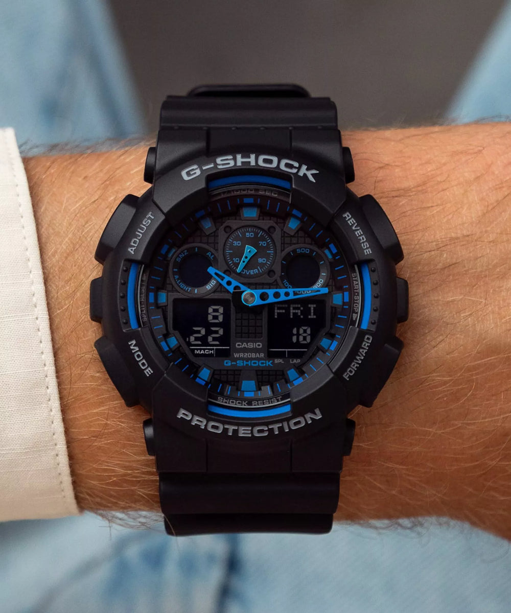 Reloj Casio G-Shock GA-100-1A2ER Original - Casio en Perú | Jherr Jewelry