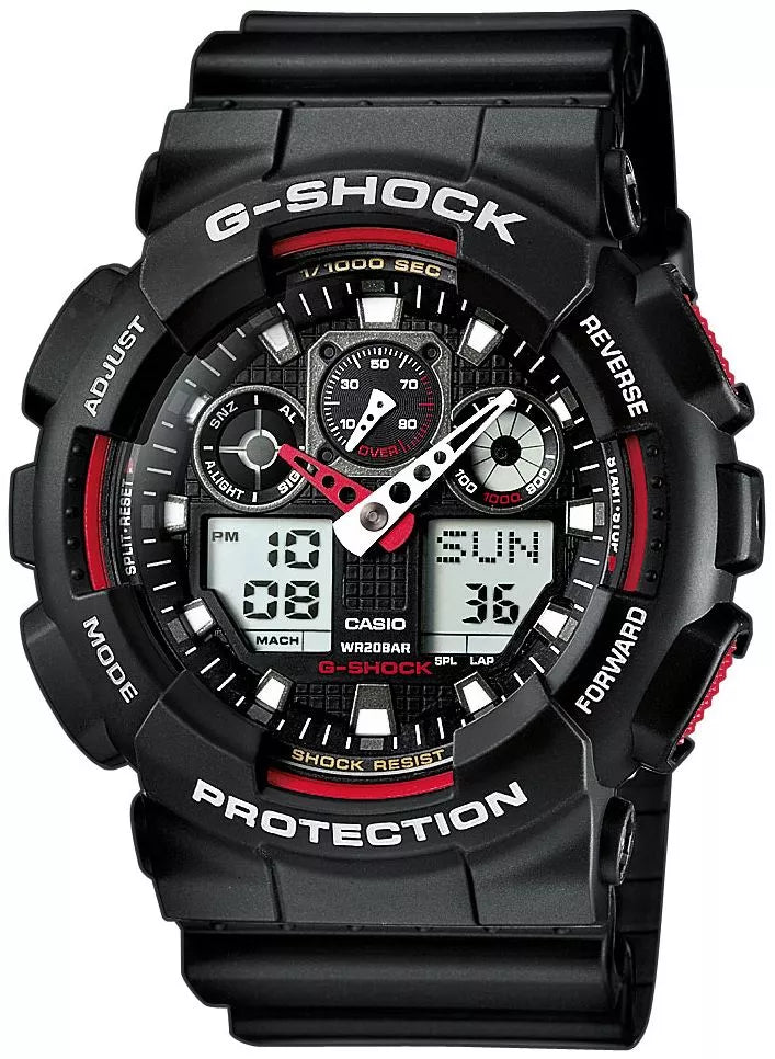 Reloj Casio G-Shock GA-100-1A4ER (GA-100-1A4) Original - Casio en Perú | Jherr Jewelry