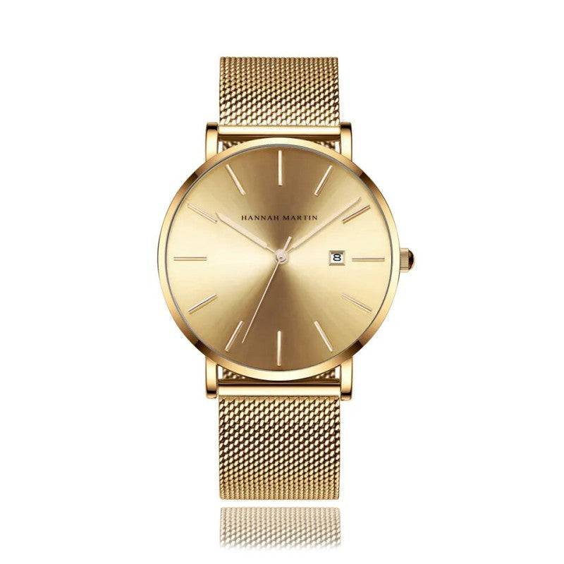 Relojes de Pareja Hannah Martin Dorado Gala - JHERR JEWELRY
