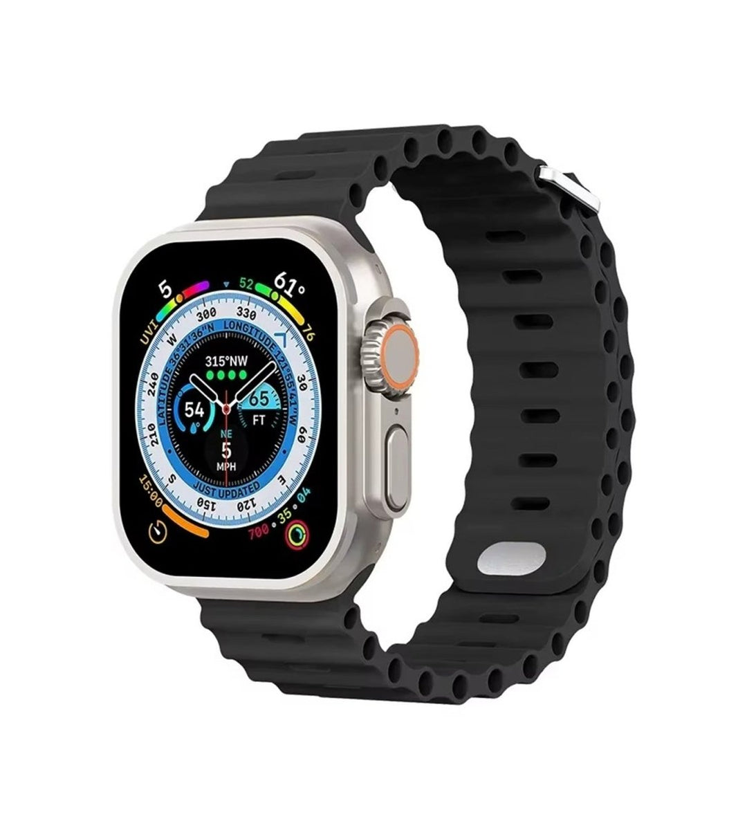 Smartwatch Ultra Deportivo Inteligente con Pantalla Táctil y Llamadas Bluetooth - Salud y Fitness Completo Correa Negra - JHERR JEWELRY en Perú | Jherr Jewelry