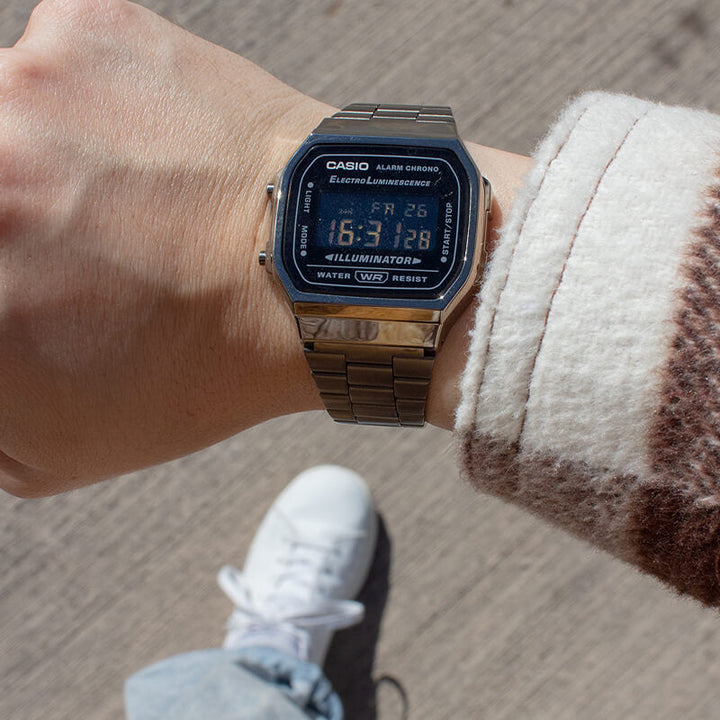 Reloj Casio A-168WGG-1B Digital Hombre Original