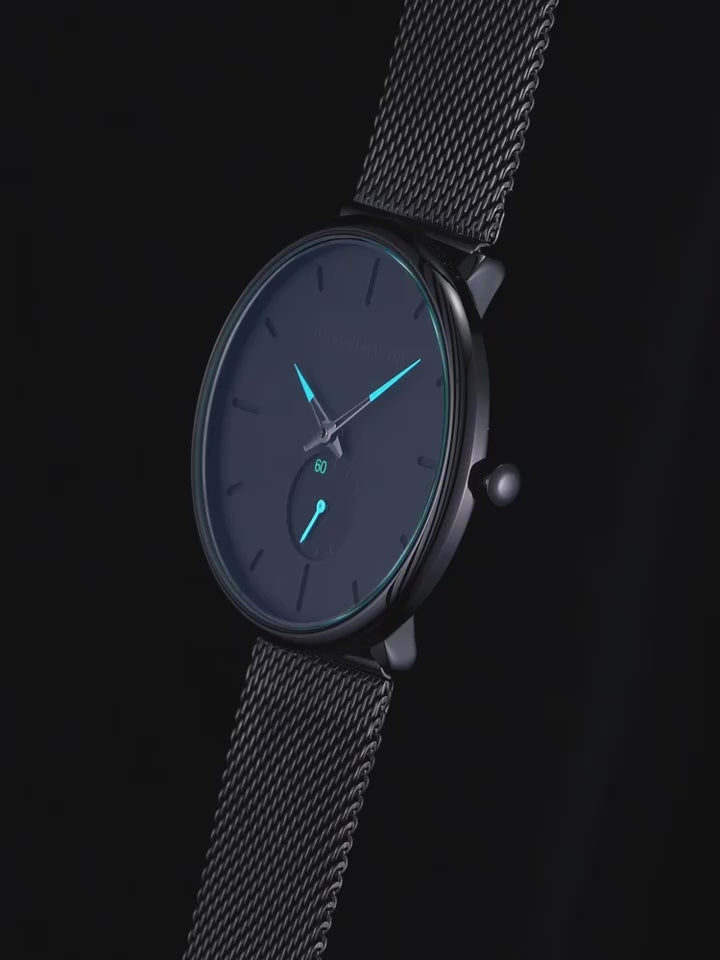 Reloj Hannah Martin Negro Mate Elegante