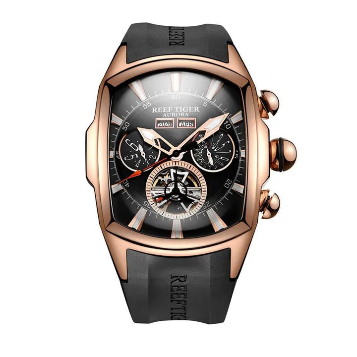 Reef Tiger Sapphire Wave Luxury Tourbillon Flagship elegante en Perú