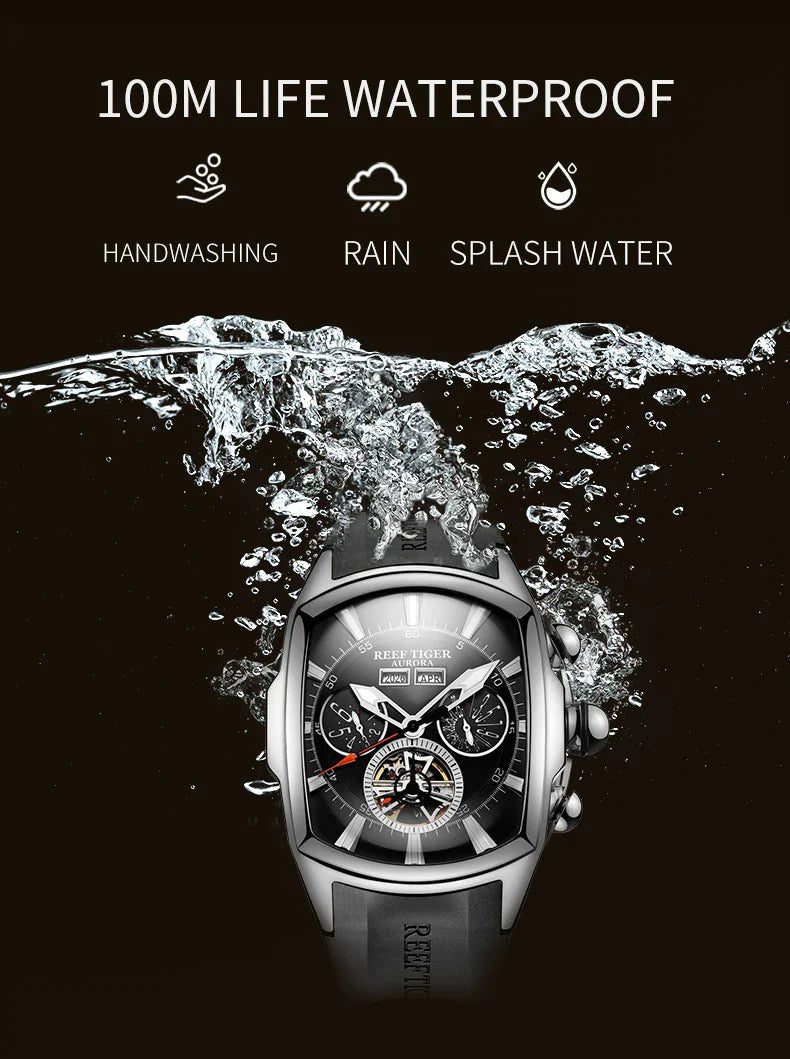 Reef Tiger Sapphire Wave Luxury Tourbillon Flagship elegante en Perú