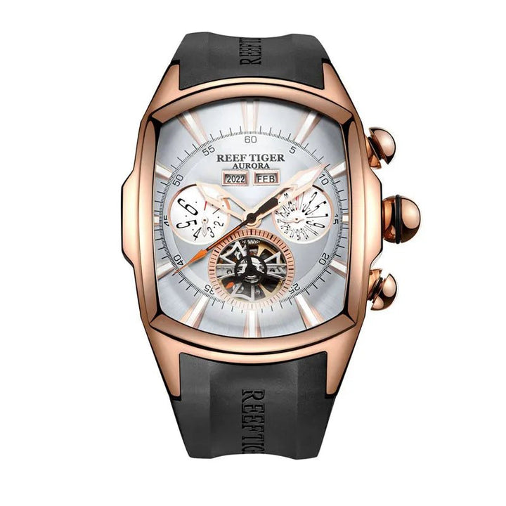 Reef Tiger Sapphire Wave Luxury Tourbillon Flagship elegante en Perú