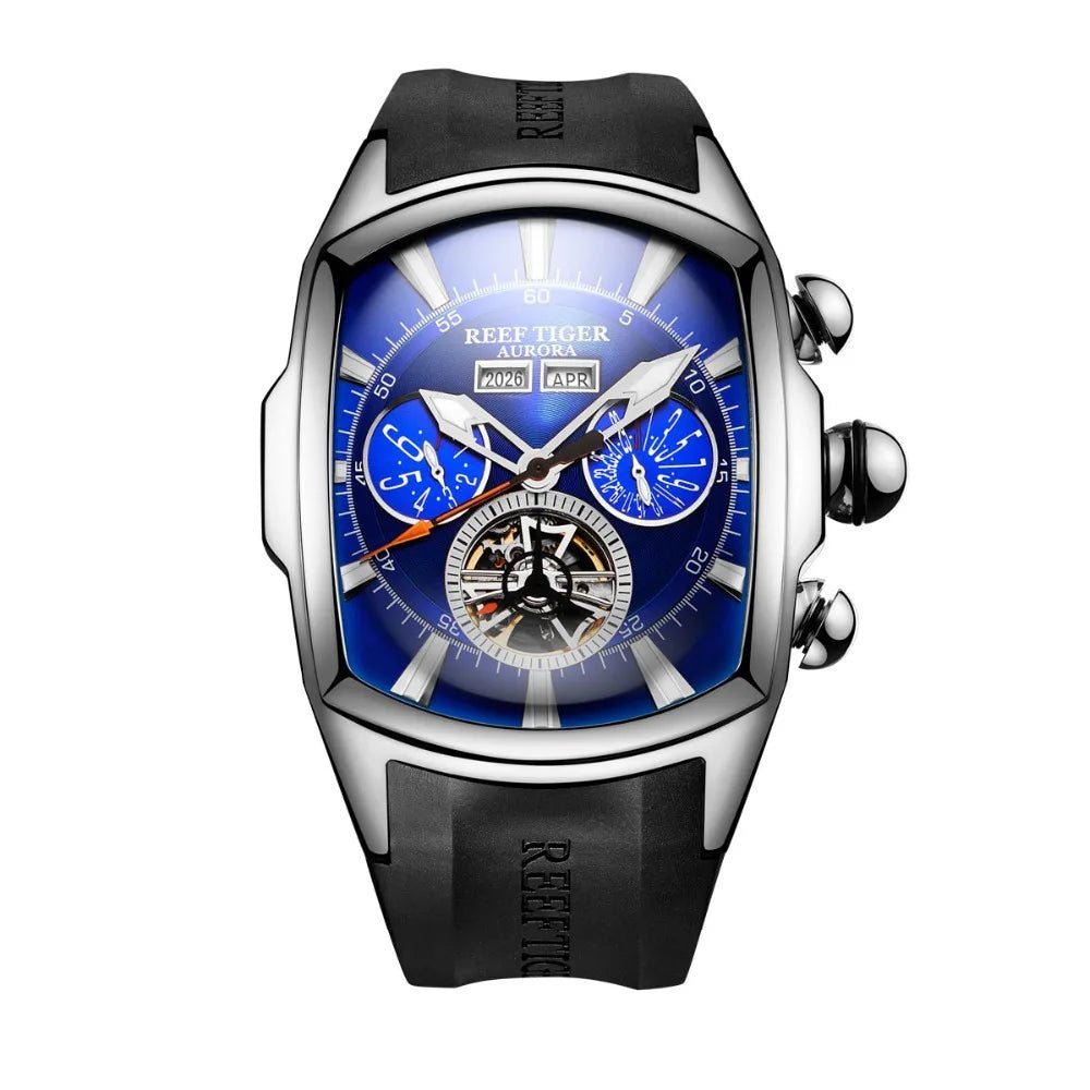 Reef Tiger Sapphire Wave Luxury Tourbillon Flagship elegante en Perú